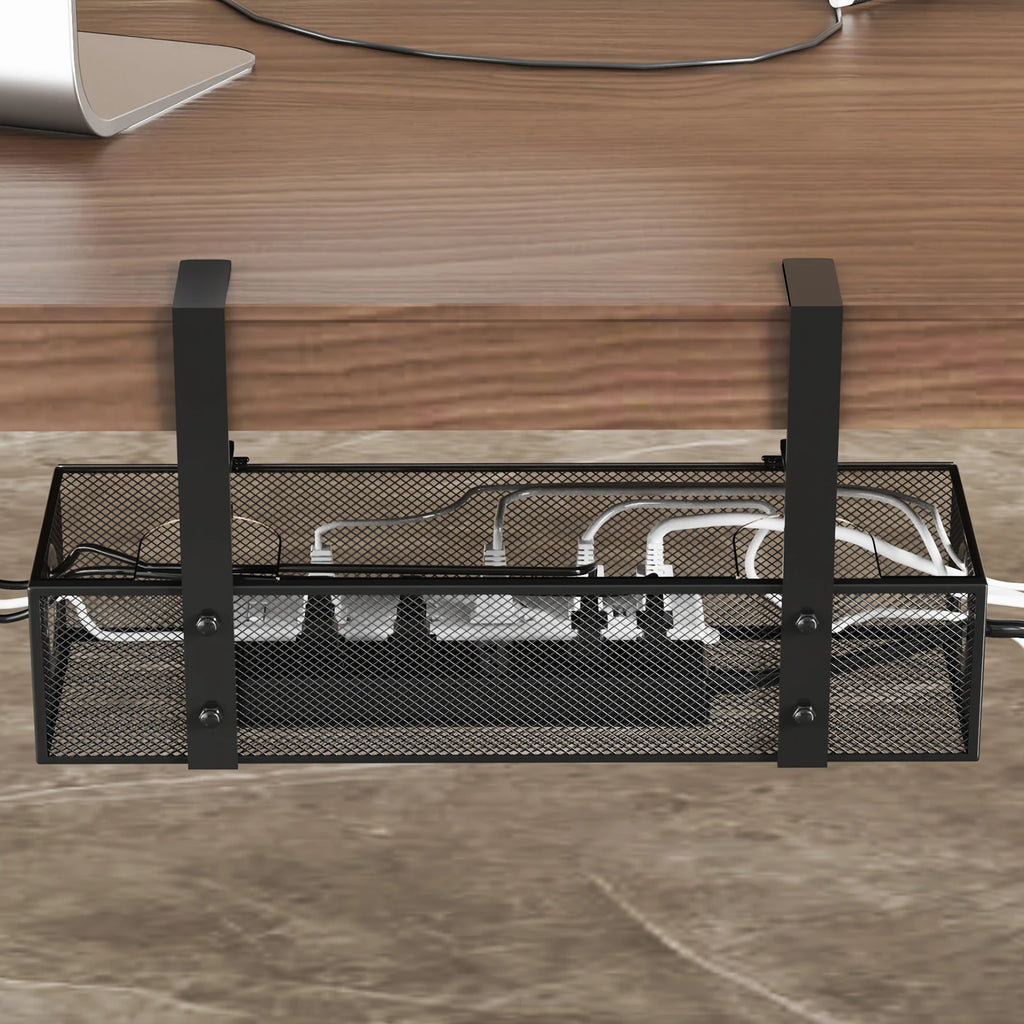 Under Desk Box Tray BLACK