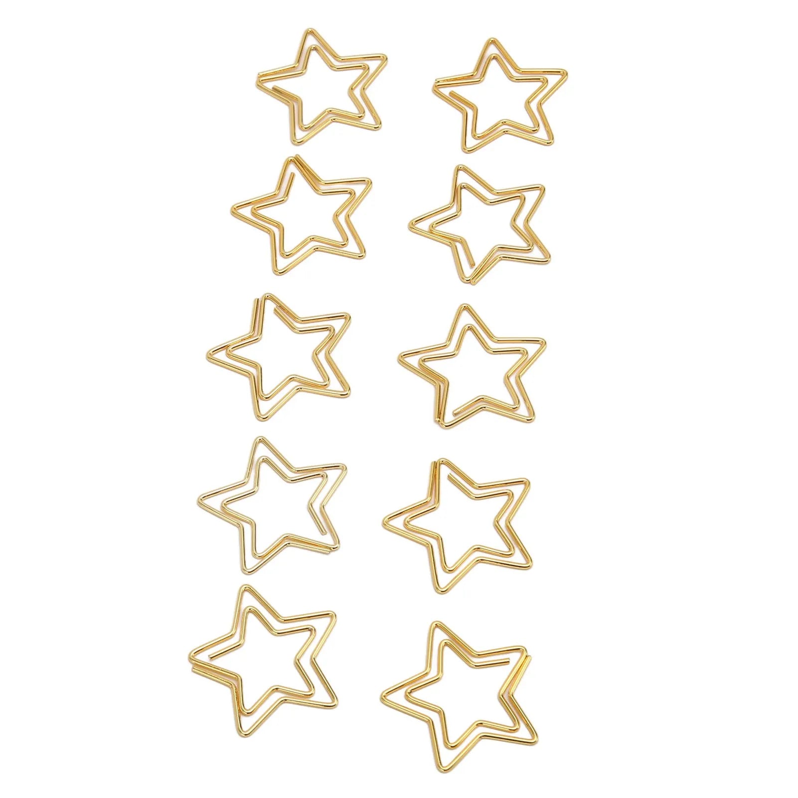 100pcs Star Paper Clips