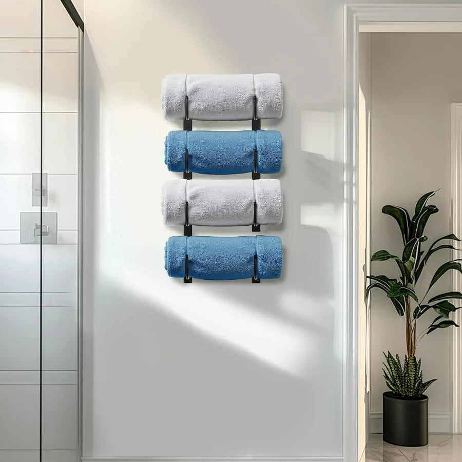 Bathroom Rolled Towel Rack