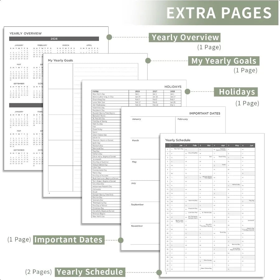 Planner 2026 Weekly and Monthly Planner