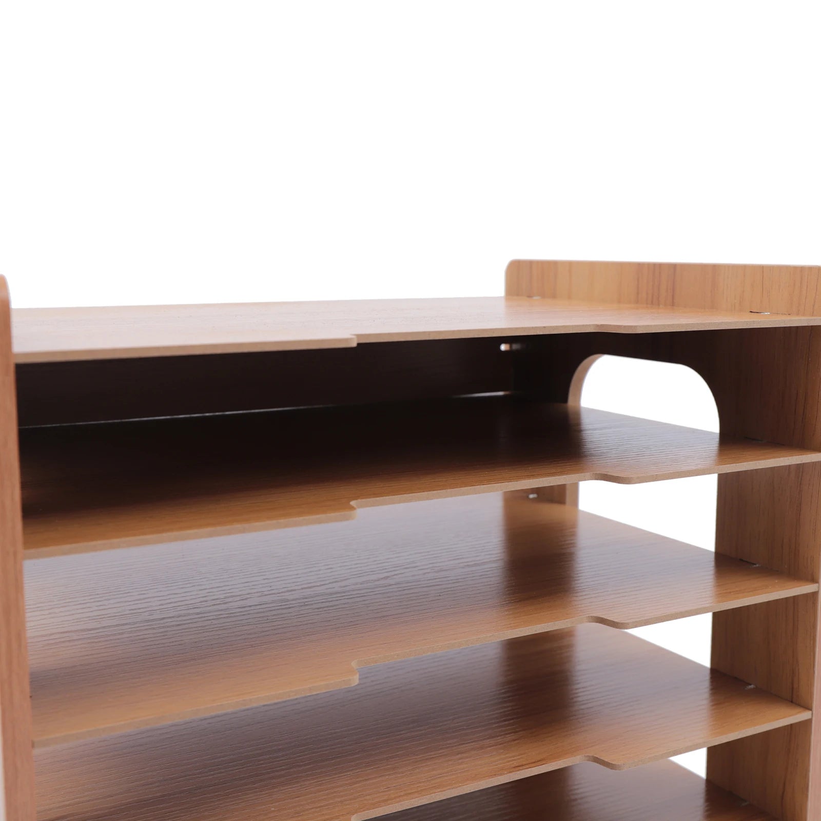 7 Tier Widen Wood Office Paper Organizer