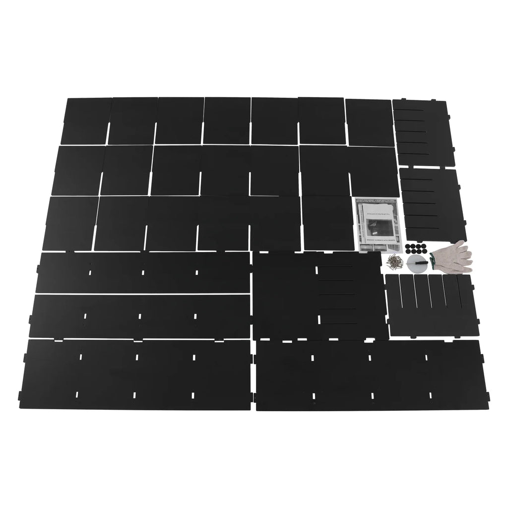 PVC Black Literature Organizers