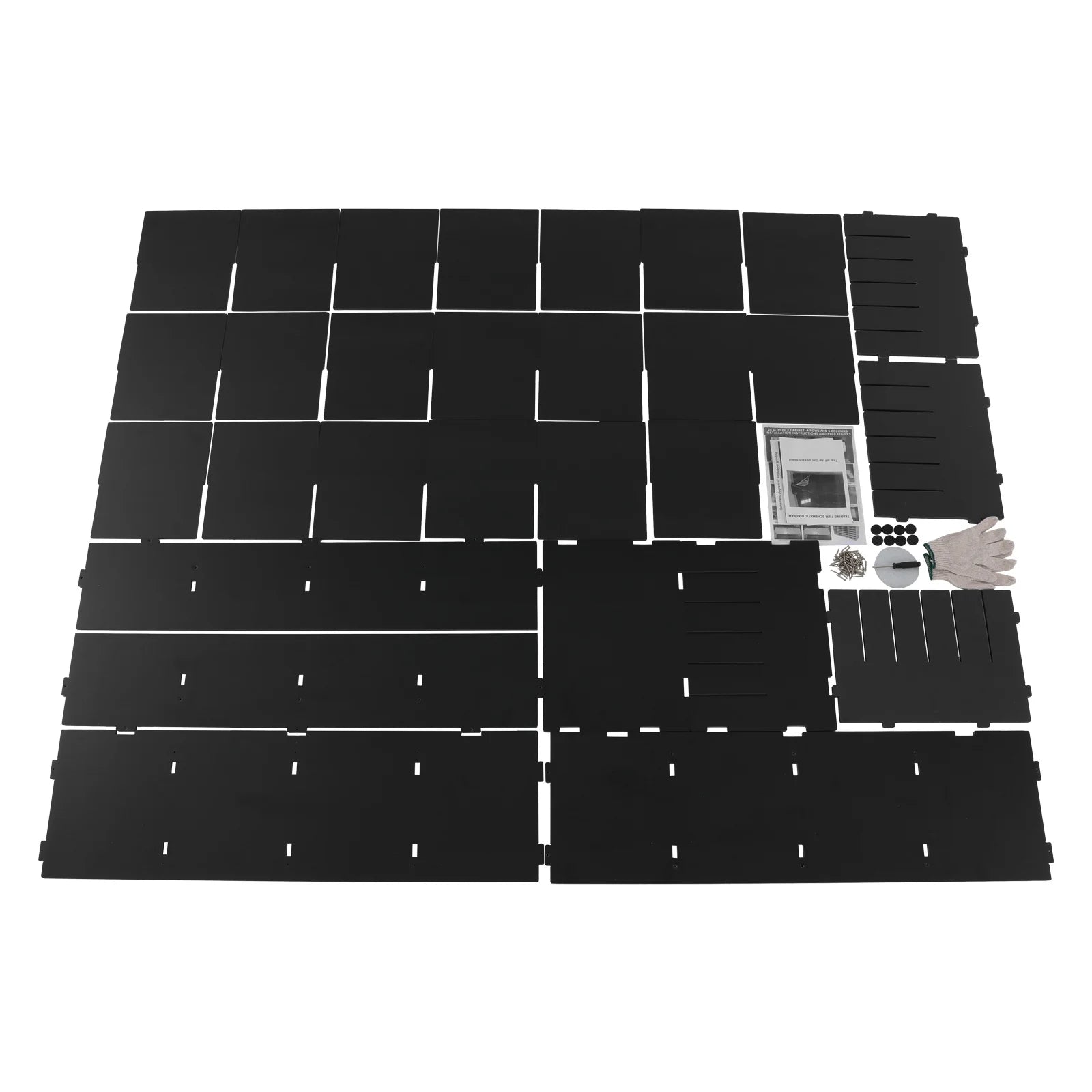 PVC Black Literature Organizers