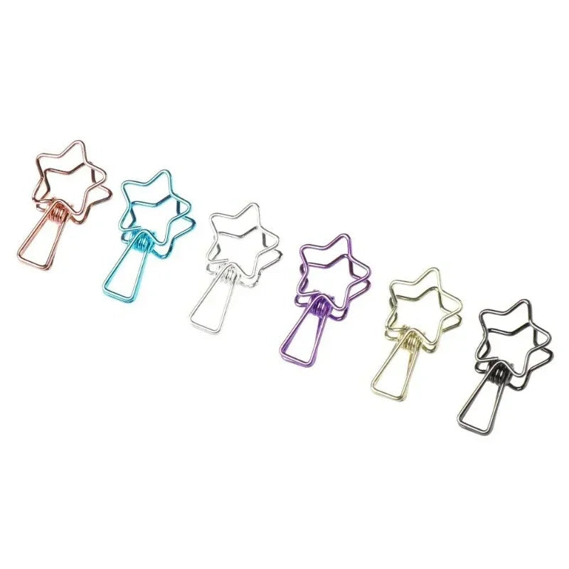 6PCs/Set Hollowed Out Binder Clip