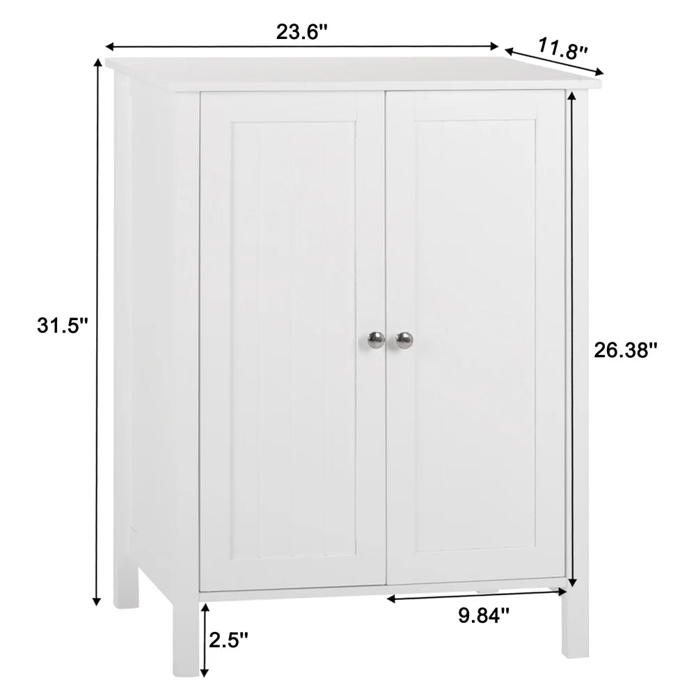 Double Doors Bathroom Cabinet
