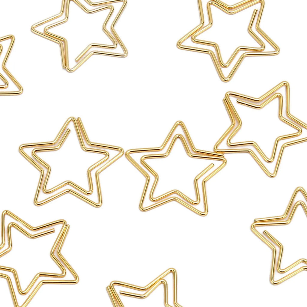 100pcs Star Paper Clips