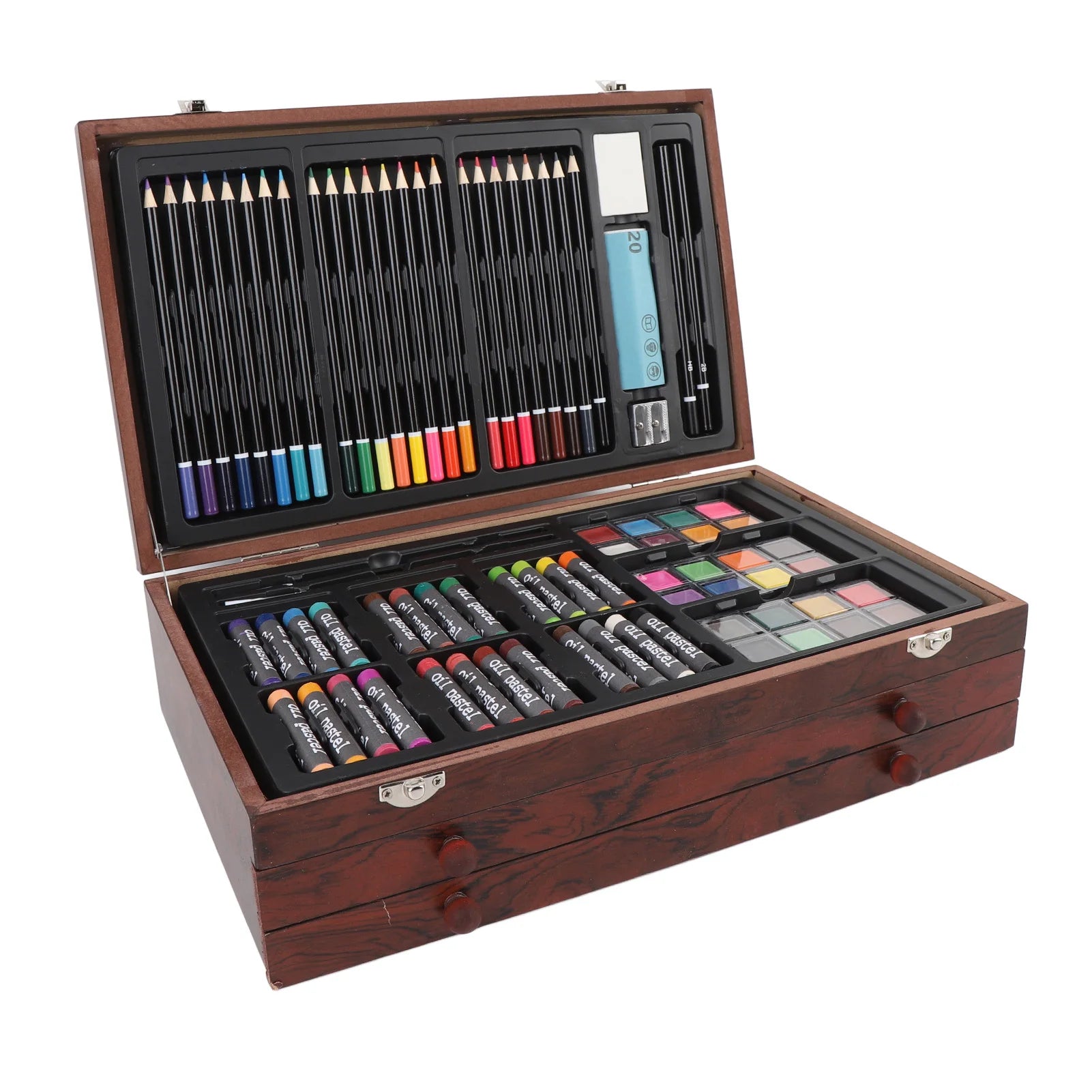 142PCS Set Wooden Art Set