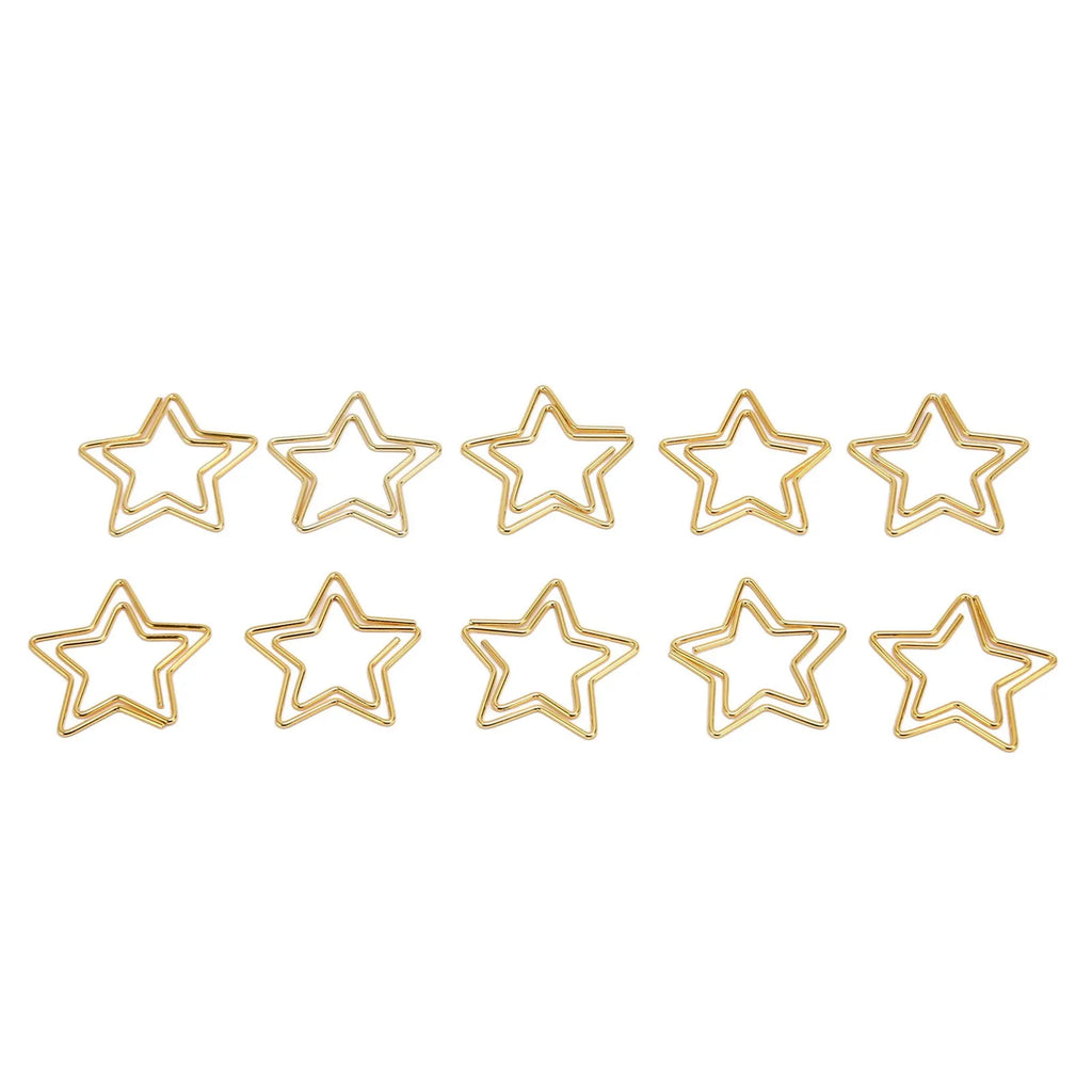 100pcs Star Paper Clips