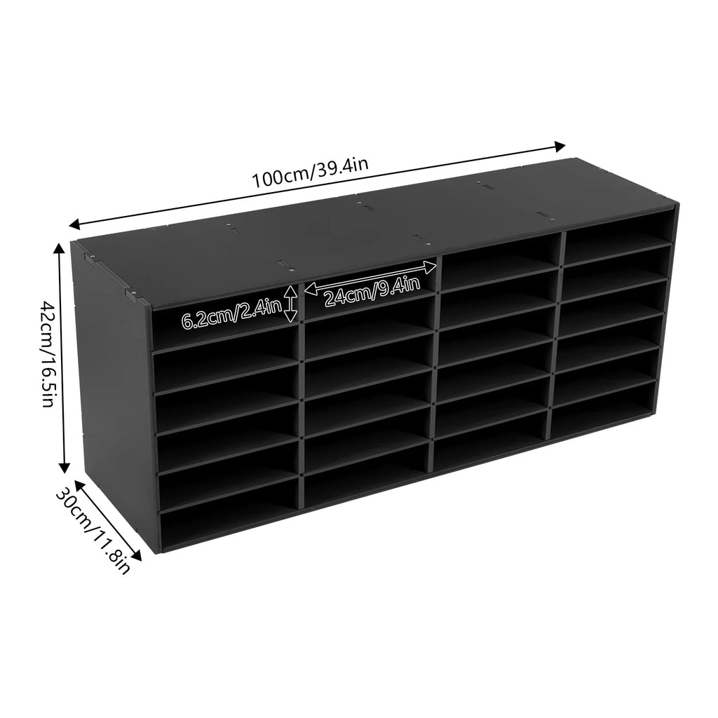 PVC Black Literature Organizers