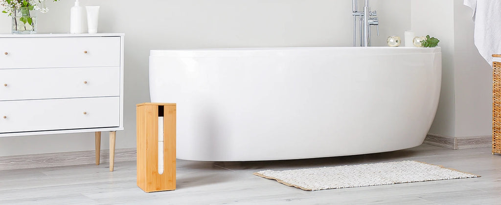 Bamboo Toilet Paper Holder