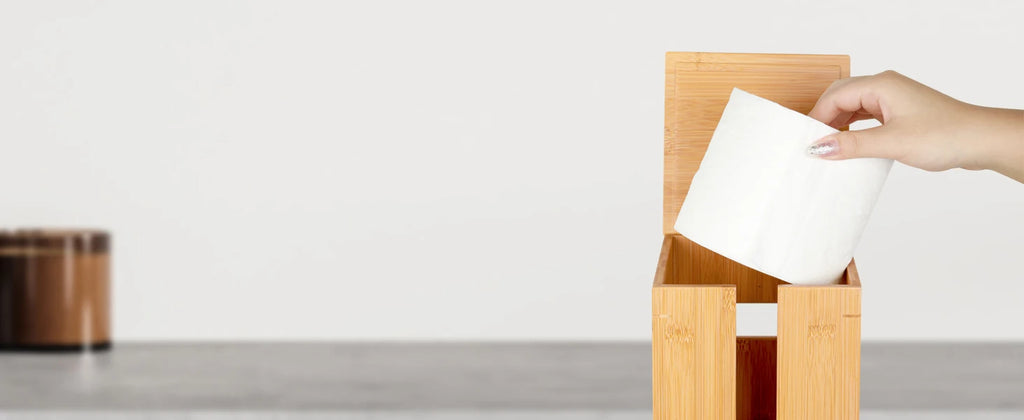 Bamboo Toilet Paper Holder