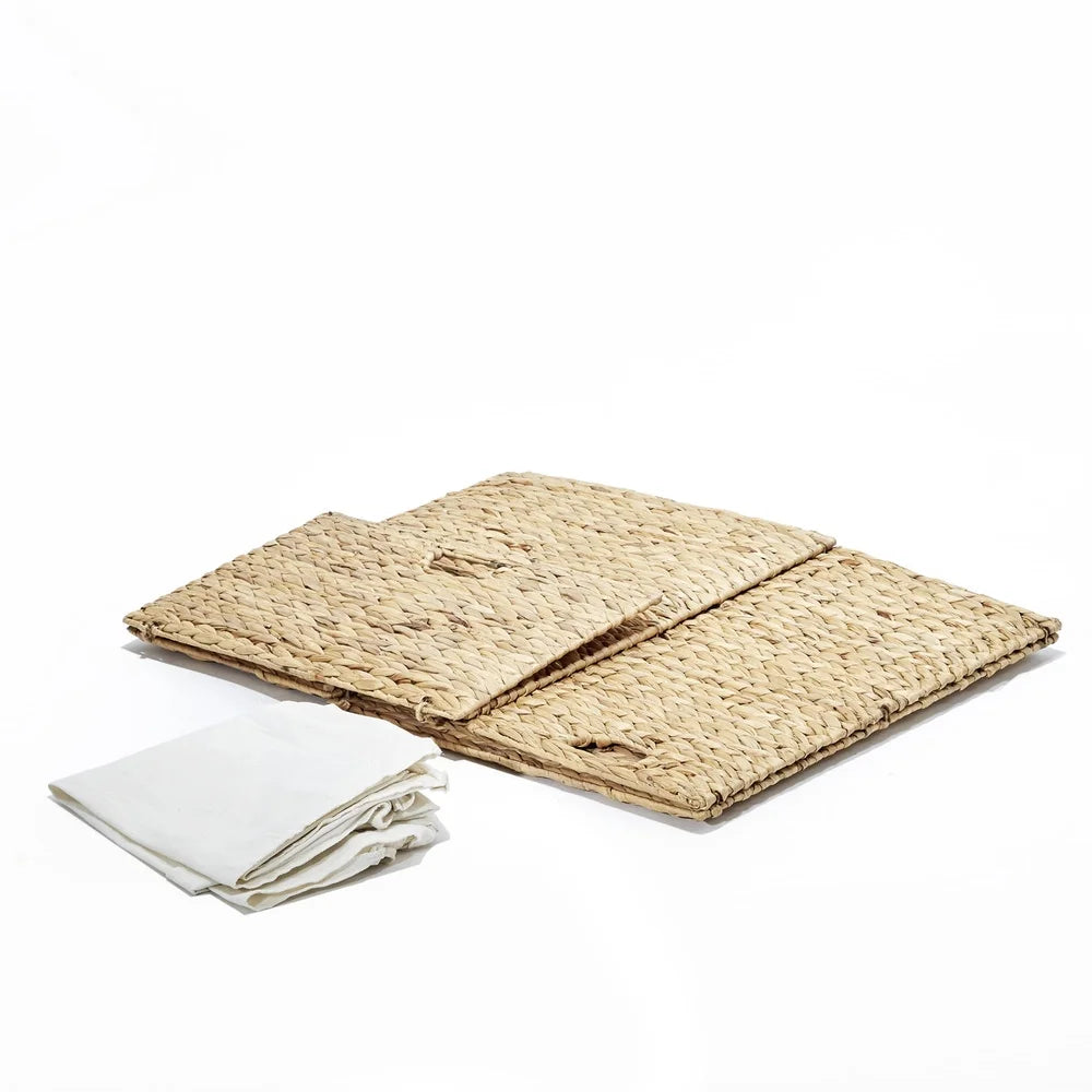 Handwoven Portable Laundry Basket