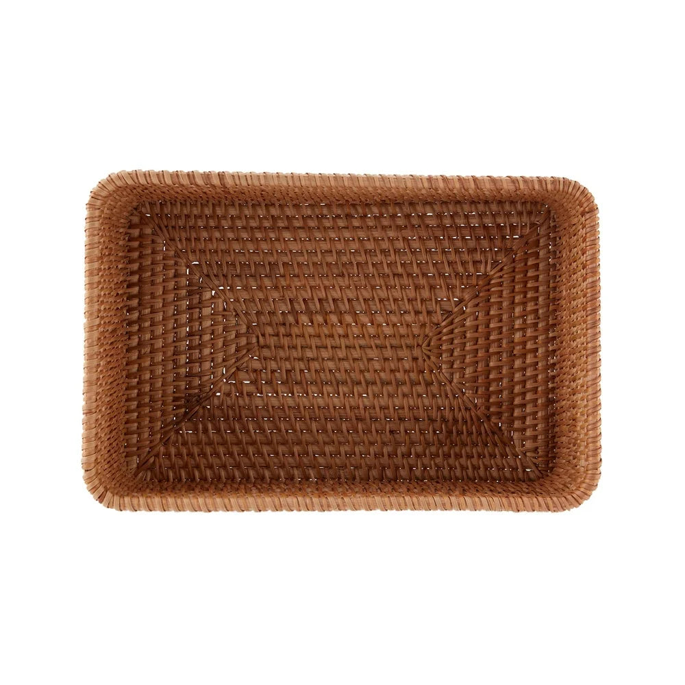 Rattan Bathroom Organizer Basket