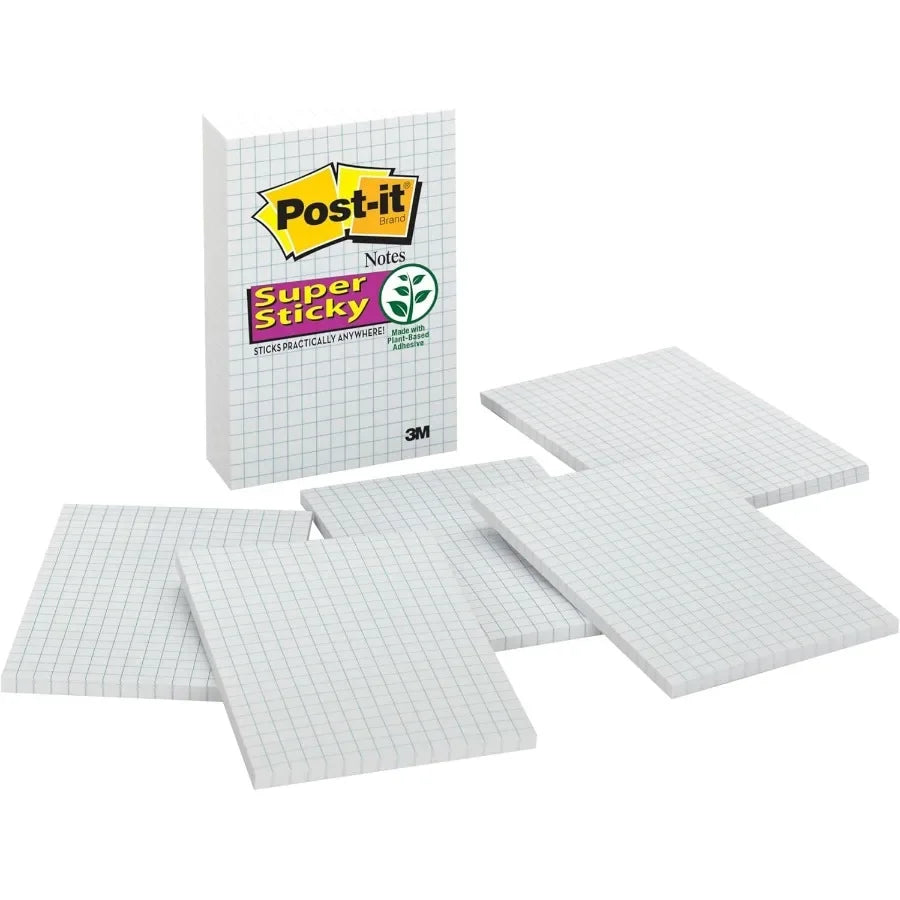 Super Sticky Notes 4x6 in 3 Pads