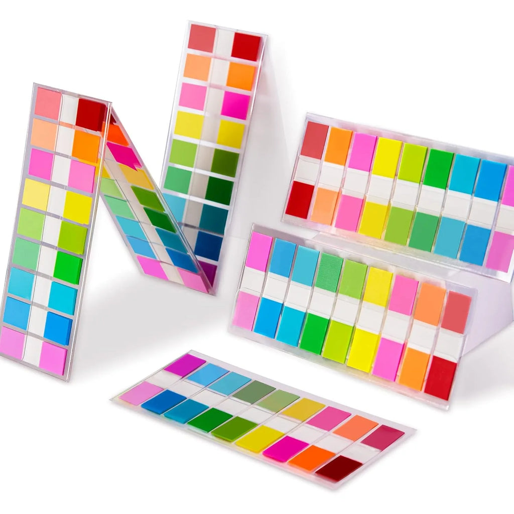 6 Pack Transparent Colorful Memo