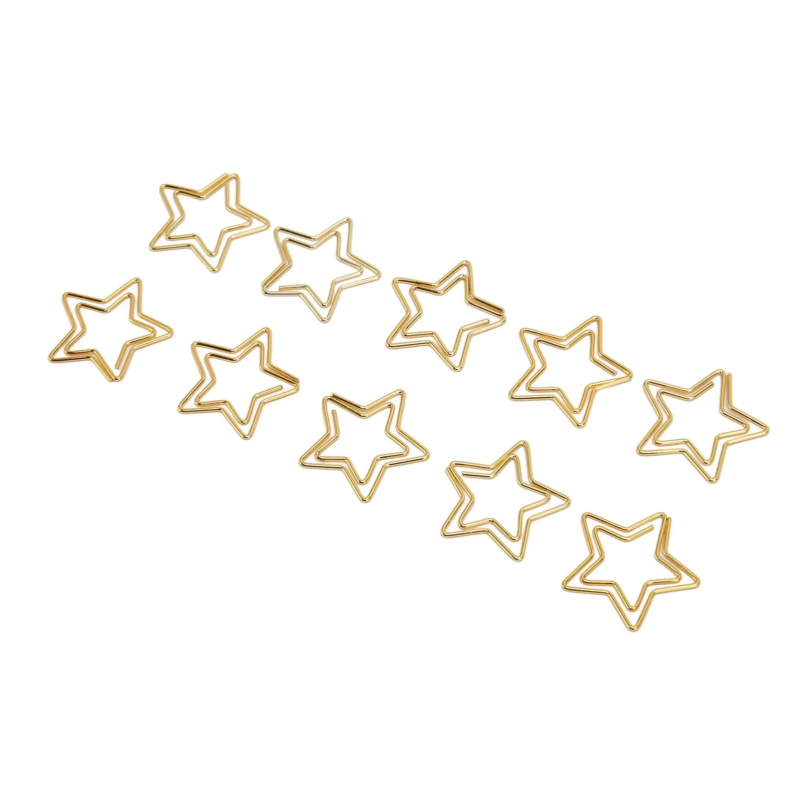 100pcs Star Paper Clips