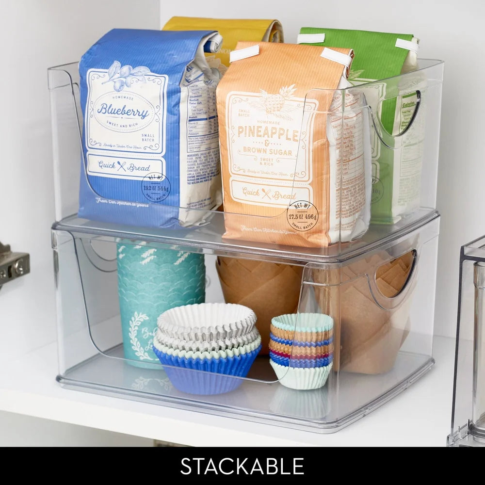 Stackable Clear Plastic