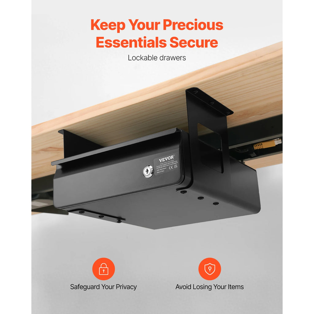 Single/Double Layers Under Desk Drawer 