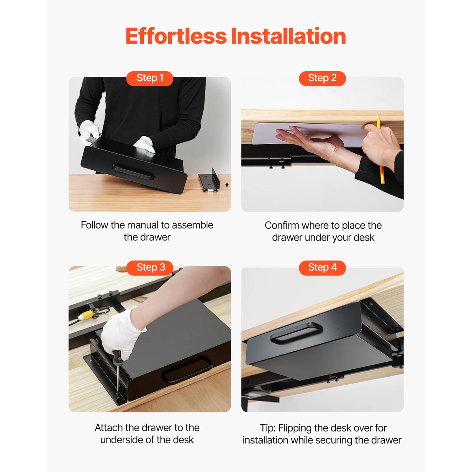  Under Desk Drawer Slide Out 