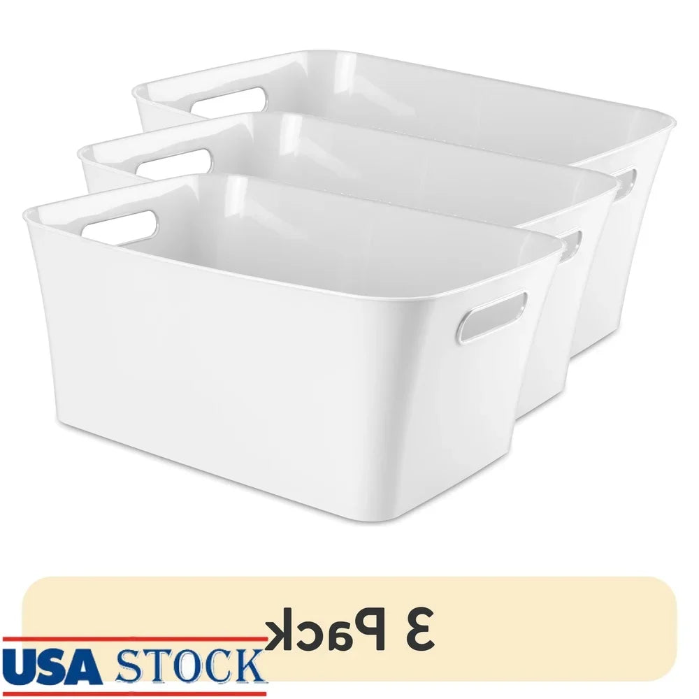 3 Pack Large Storage Bins