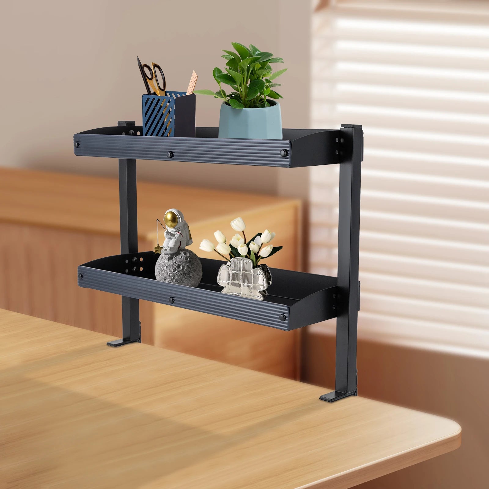Clamp-on Desk Shelf