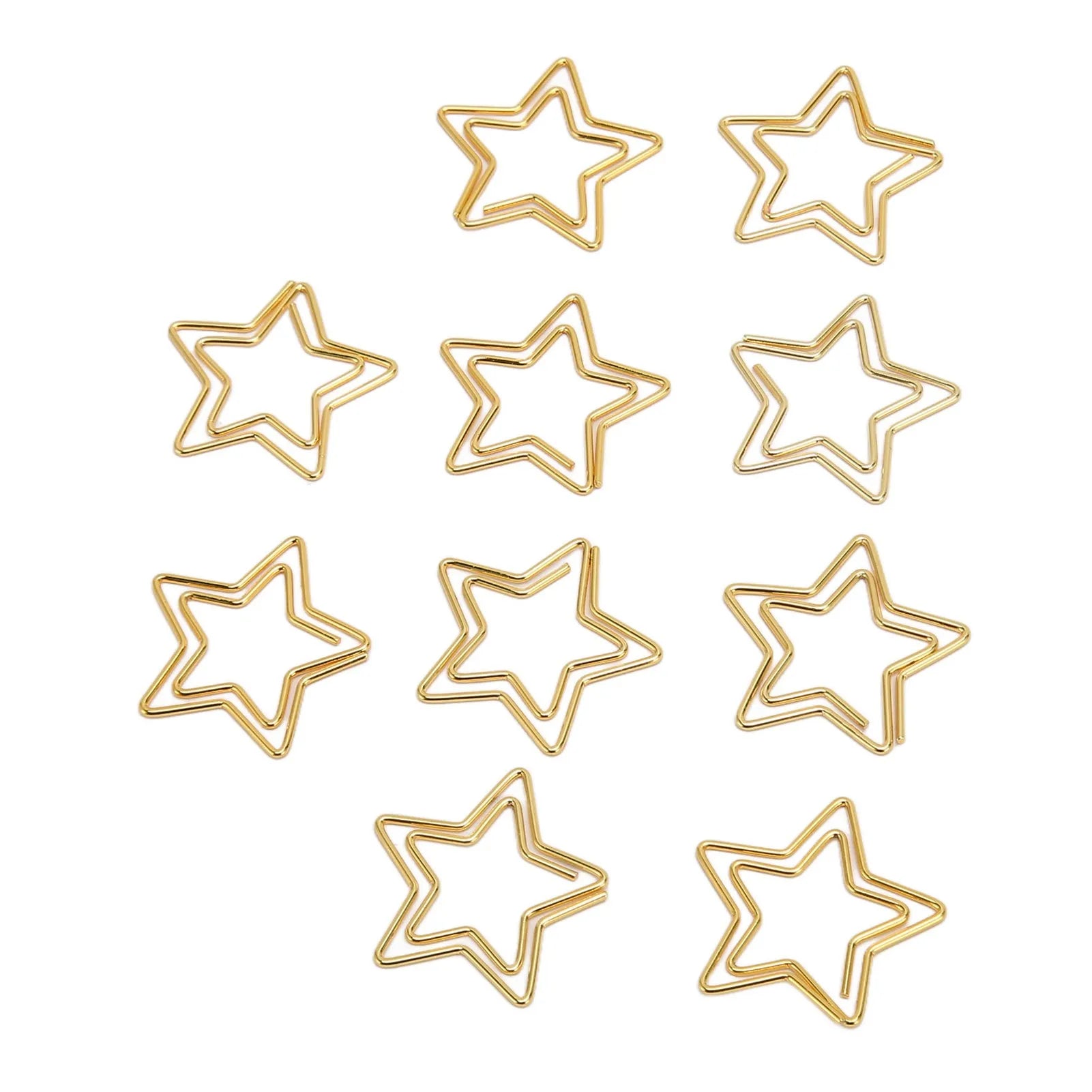 100pcs Star Paper Clips