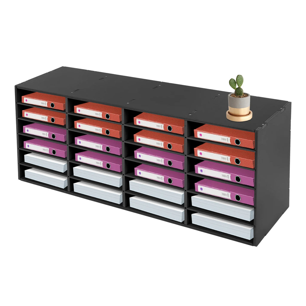 PVC Black Literature Organizers