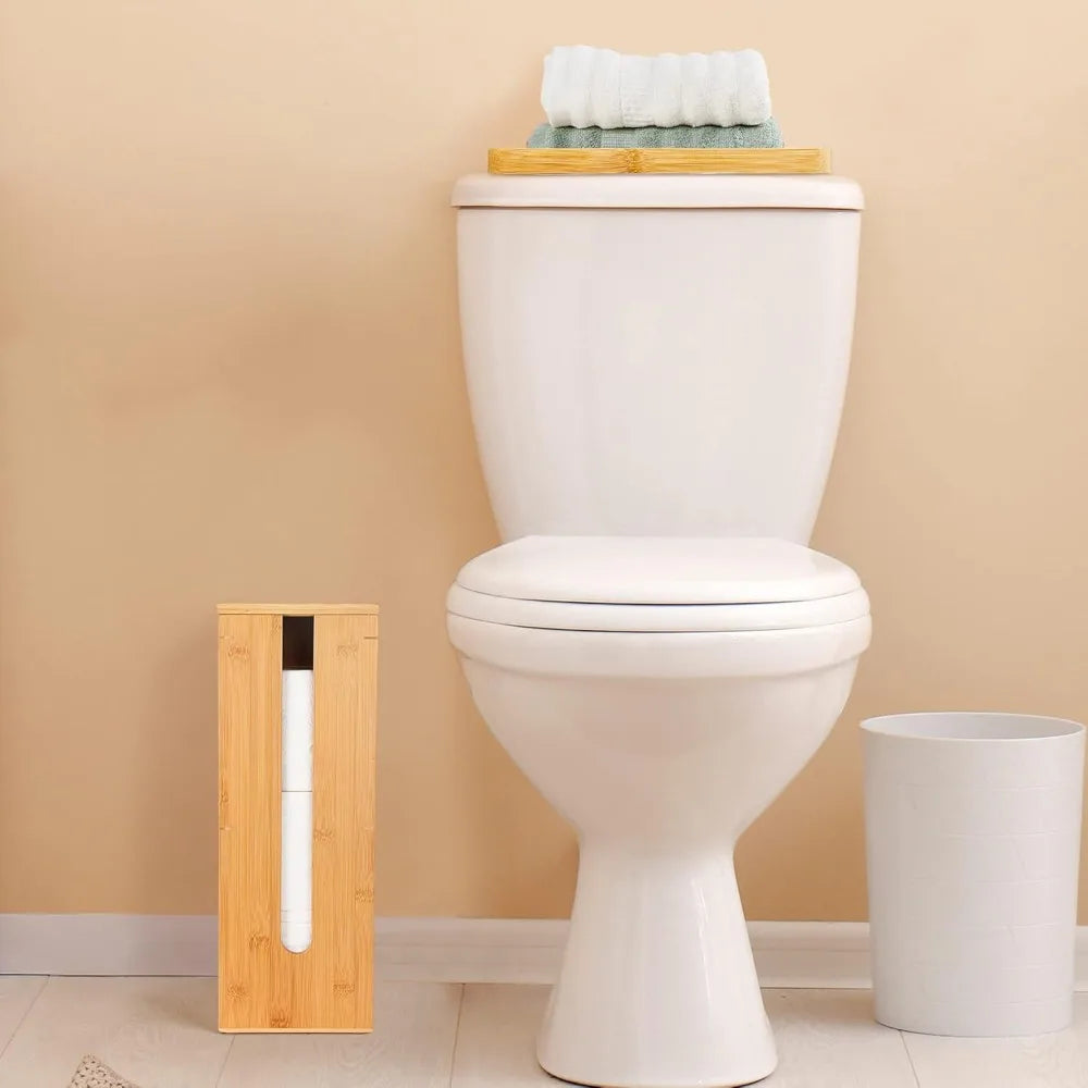 Bamboo Toilet Paper Holder