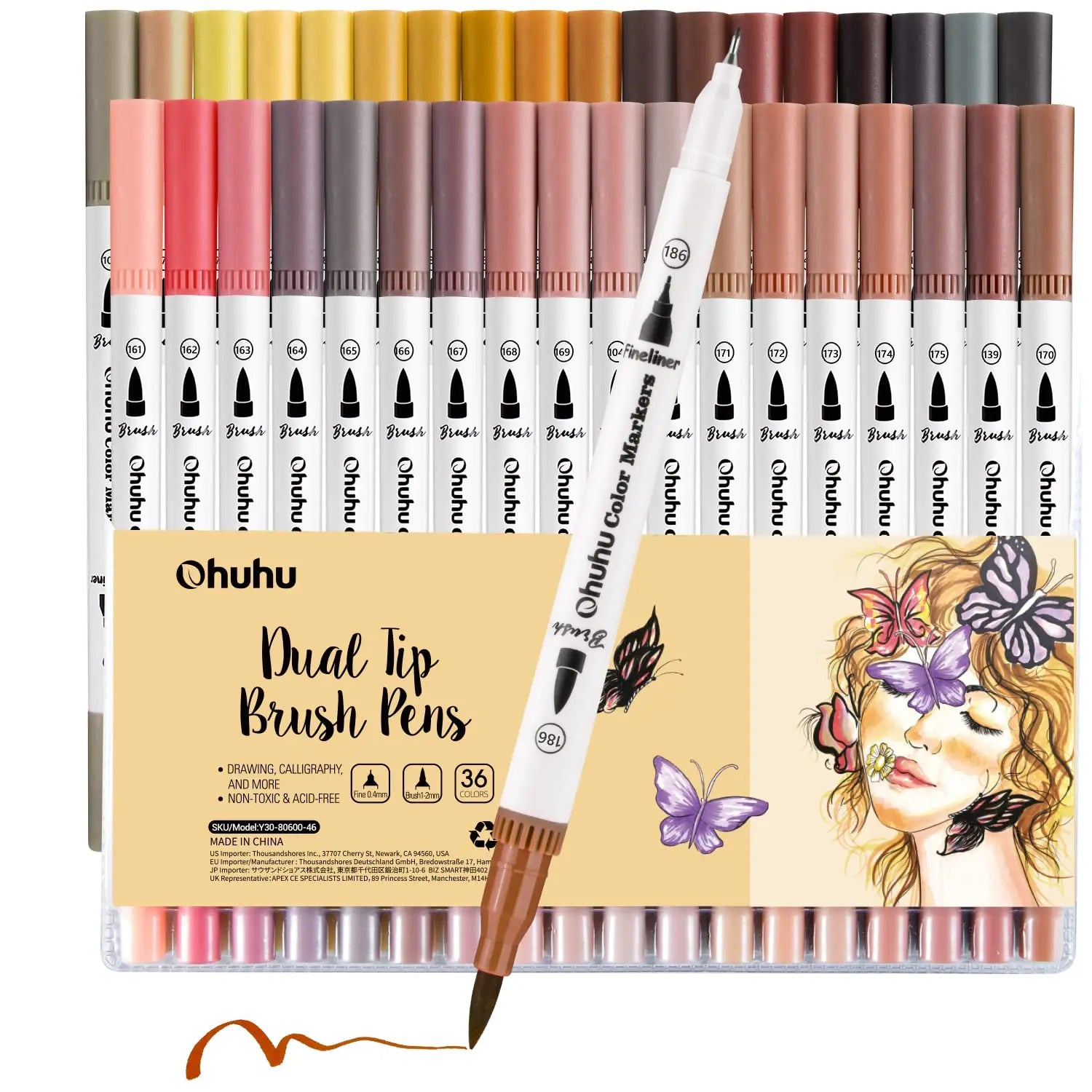 Ohuhu Art Markers Dual Tips
