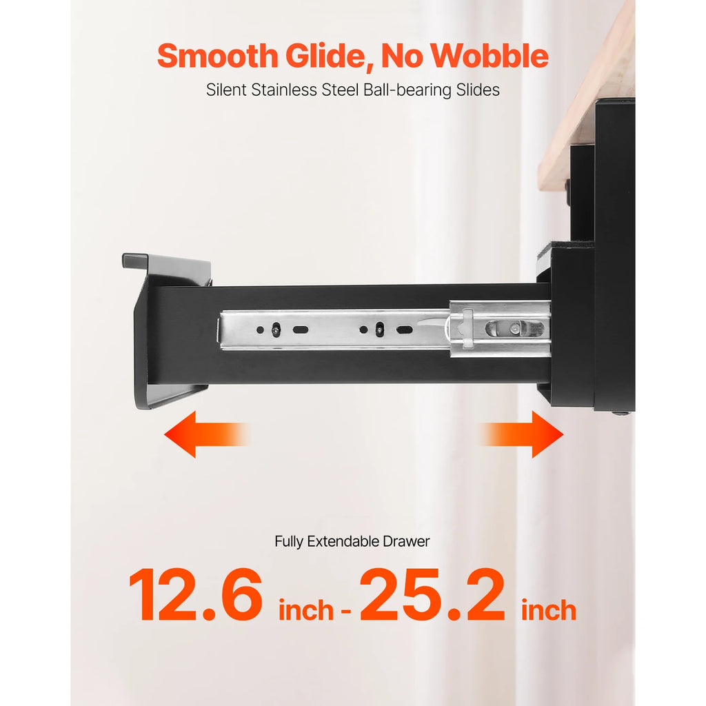 Single/Double Layers Under Desk Drawer 