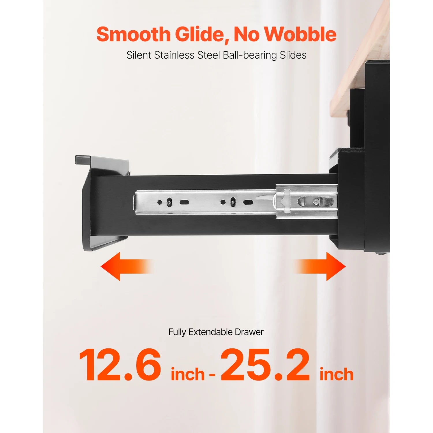 Single/Double Layers Under Desk Drawer 