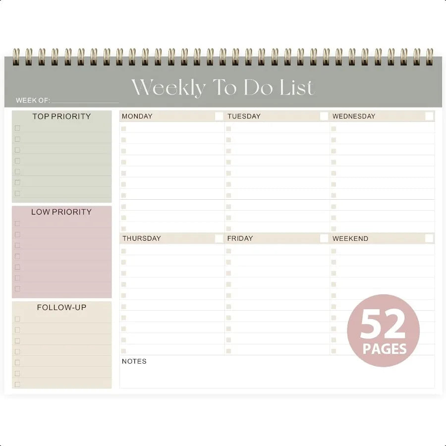 Weekly To Do List Planner