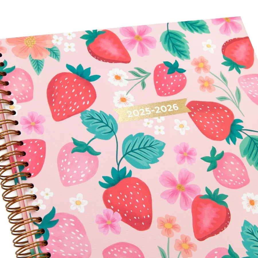 Pink Strawberry 15 Month Planner