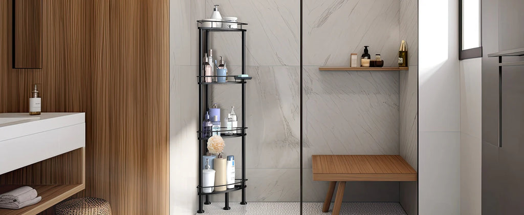 4-Tier Corner Shower Caddy Organizer