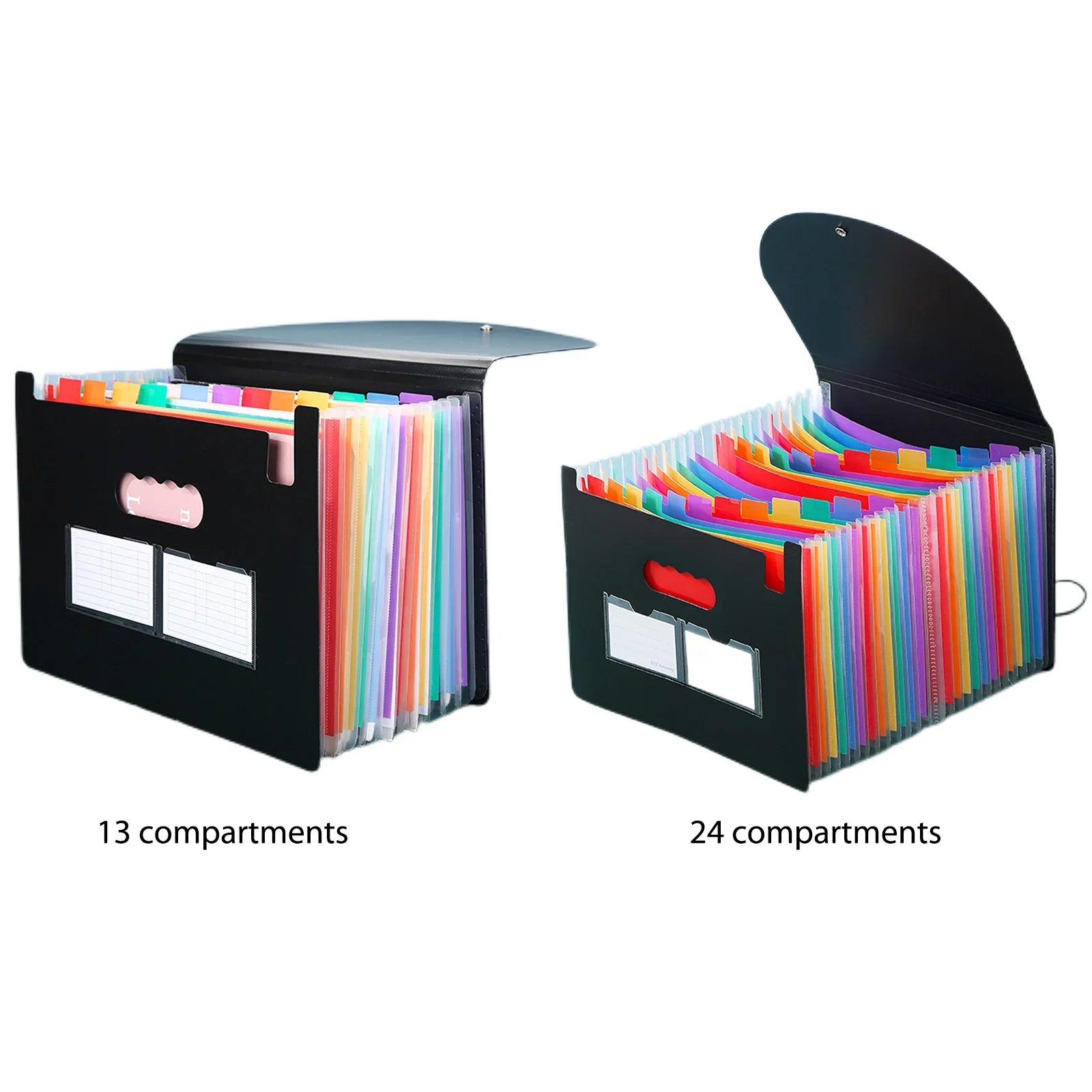 A4 Expanding File Folder with Color Tabs