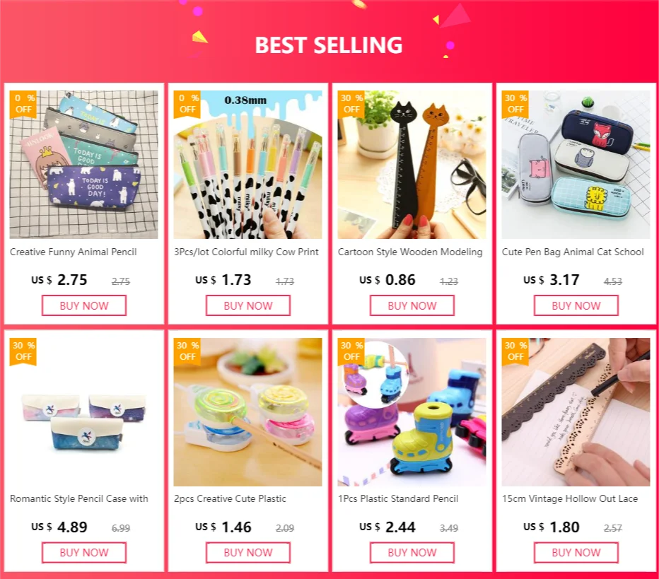 6PCs/Set Hollowed Out Binder Clip