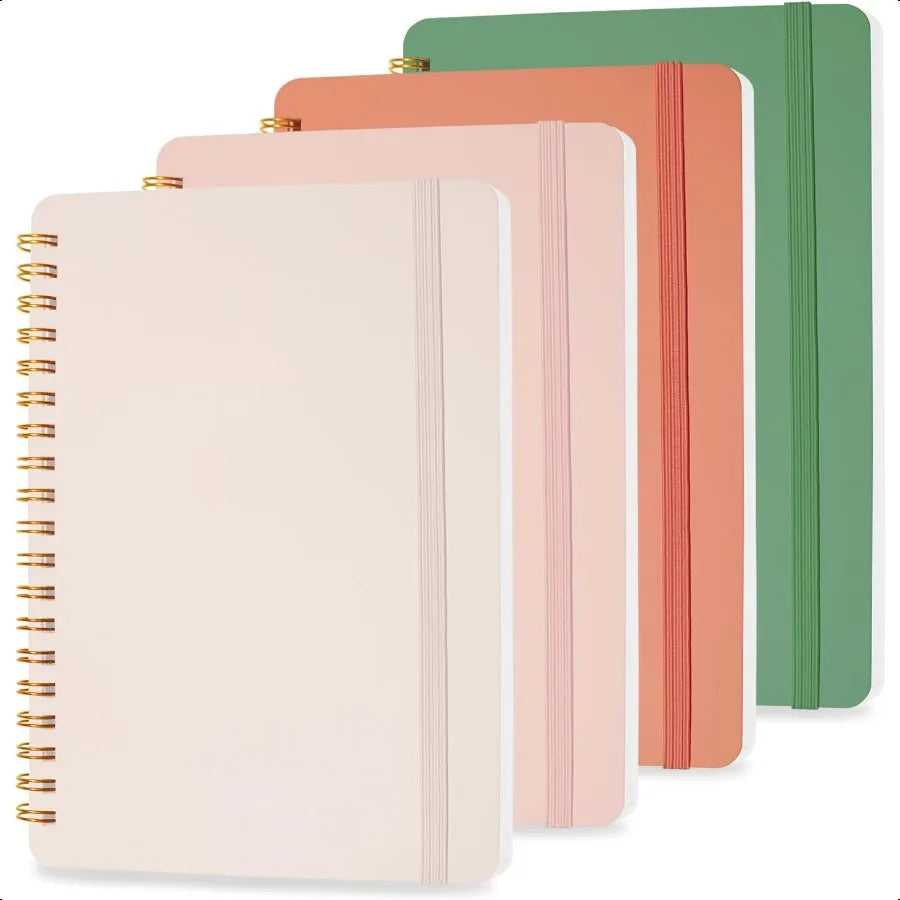 4 PCS Small Spiral Notebook