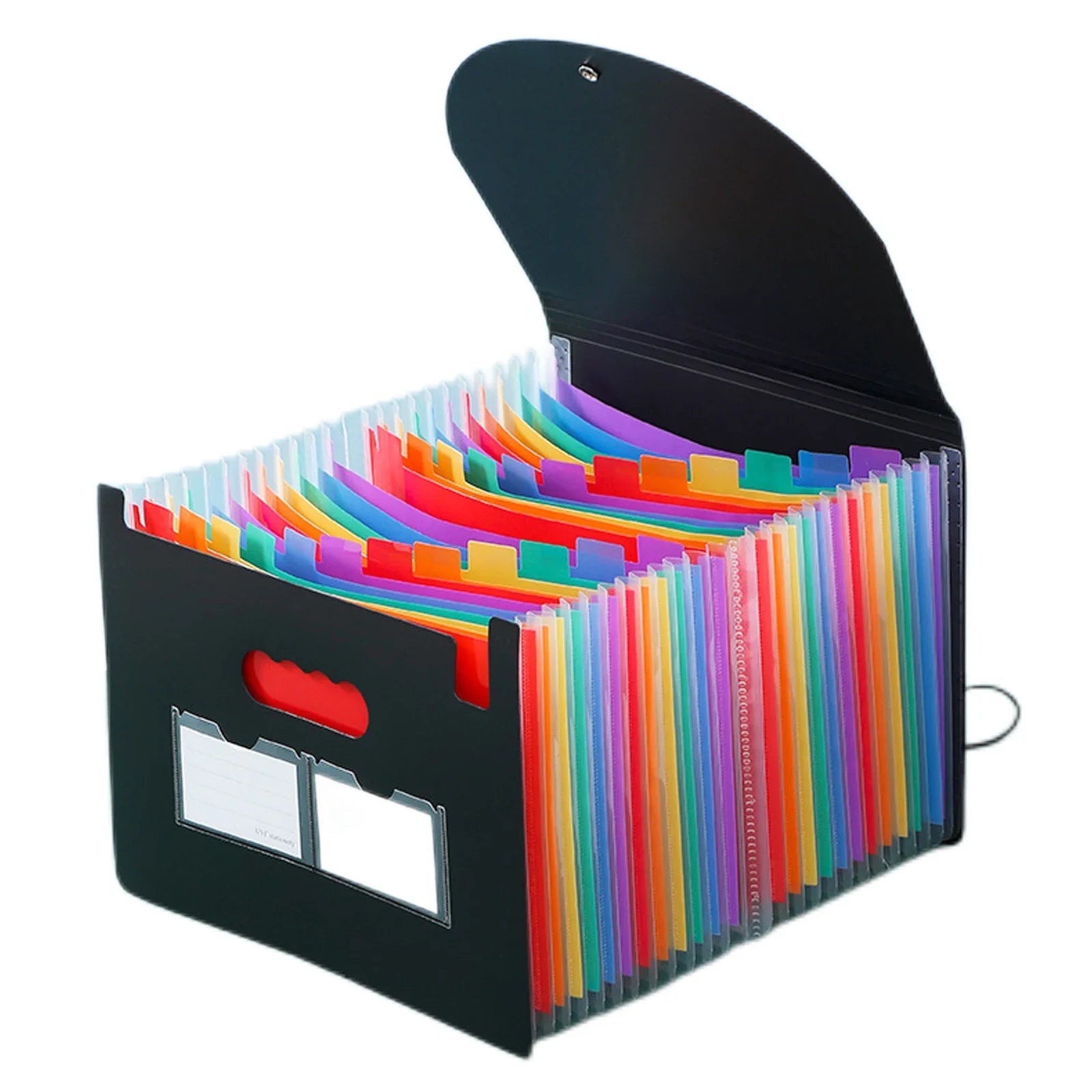 A4 Expanding File Folder with Color Tabs
