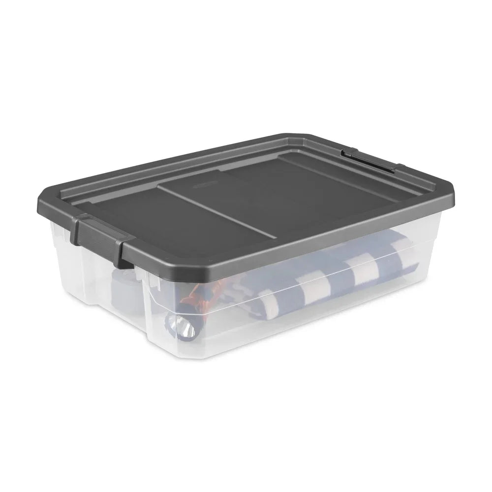 Durable Clear Plastic Stacker Box
