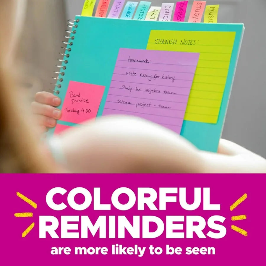 Super Sticky Notes 4x6 in 3 Pads