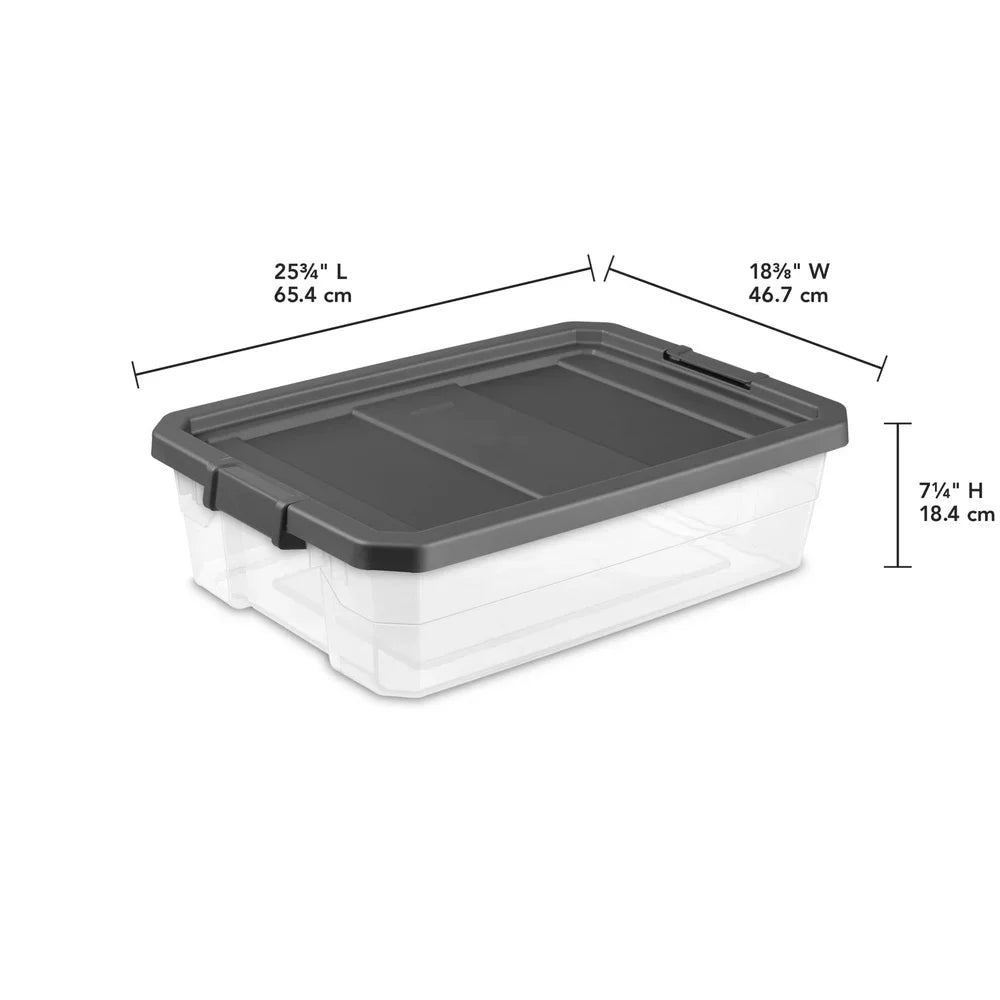 Durable Clear Plastic Stacker Box