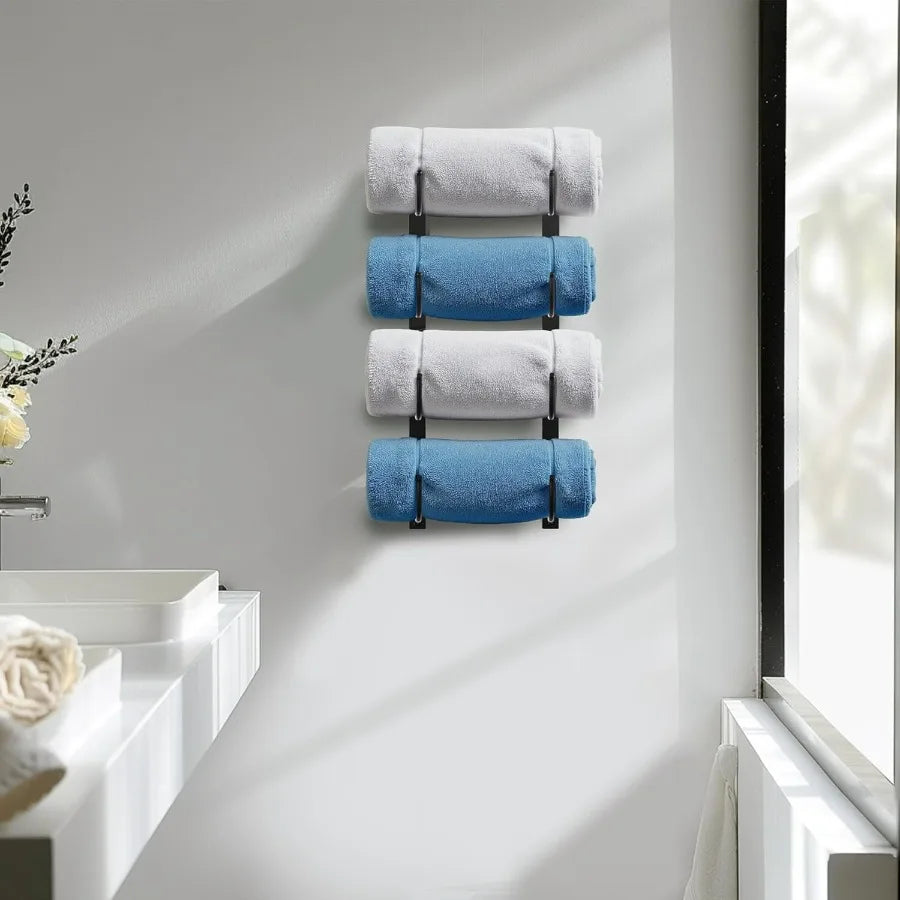 Bathroom Rolled Towel Rack
