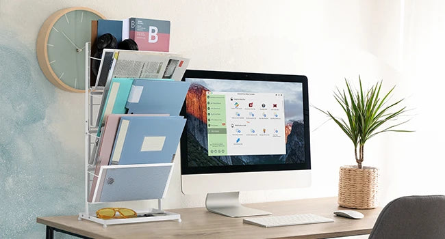 4-Tier Metal Mesh Desk Organizer