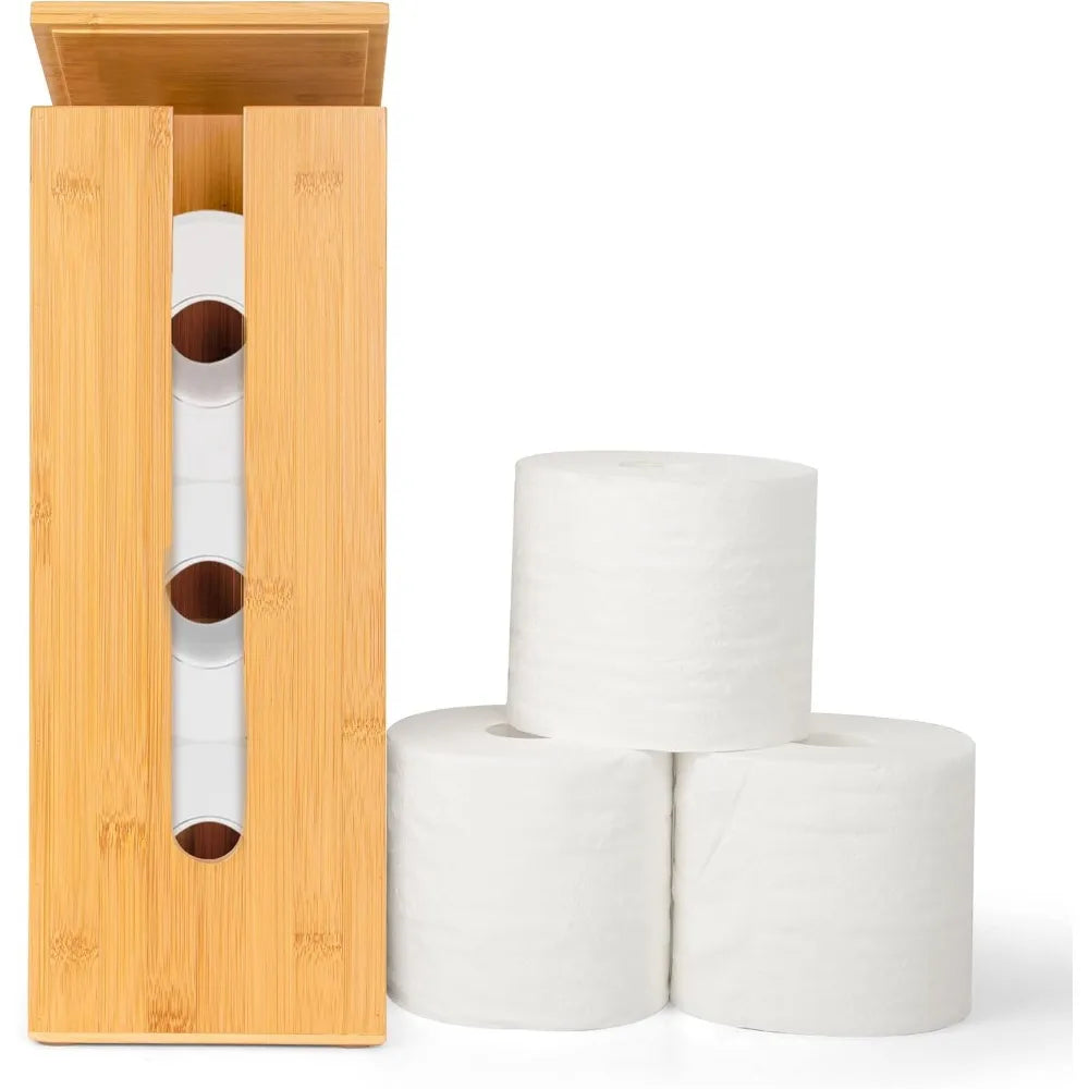 Bamboo Toilet Paper Holder