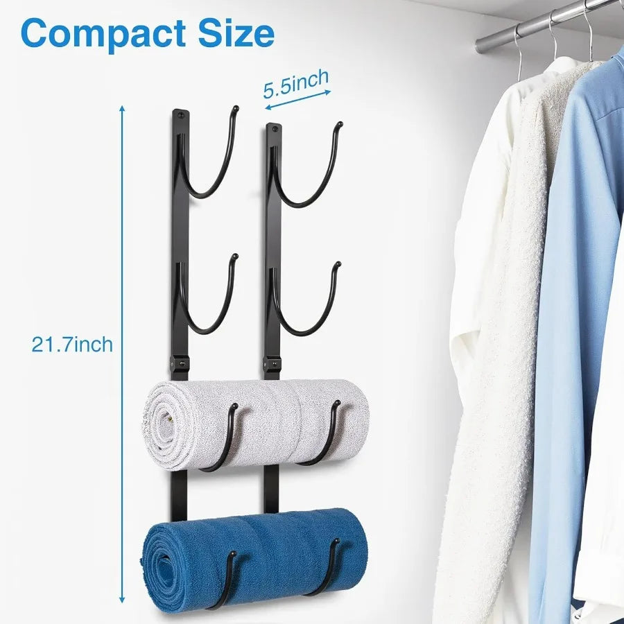 Bathroom Rolled Towel Rack
