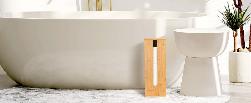 Bamboo Toilet Paper Holder