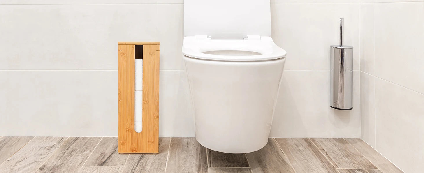 Bamboo Toilet Paper Holder