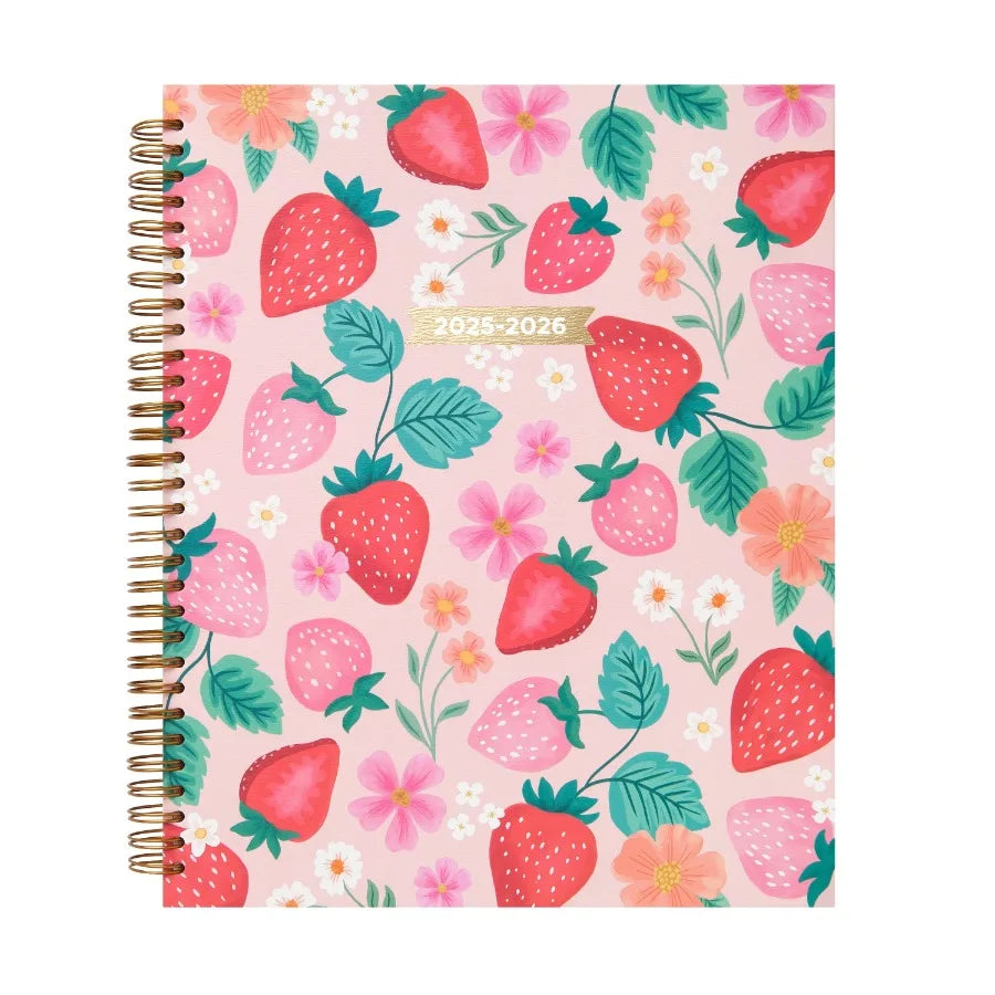Pink Strawberry 15 Month Planner