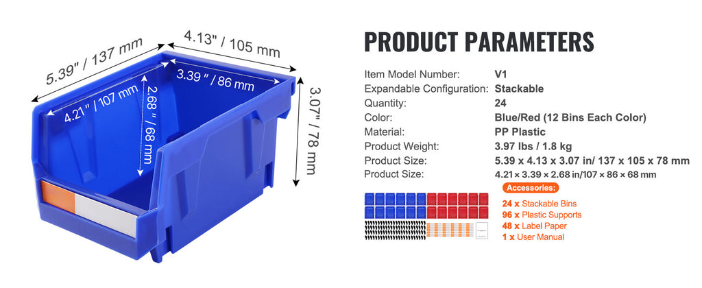 Storage Wall Mounted Organizer Bin