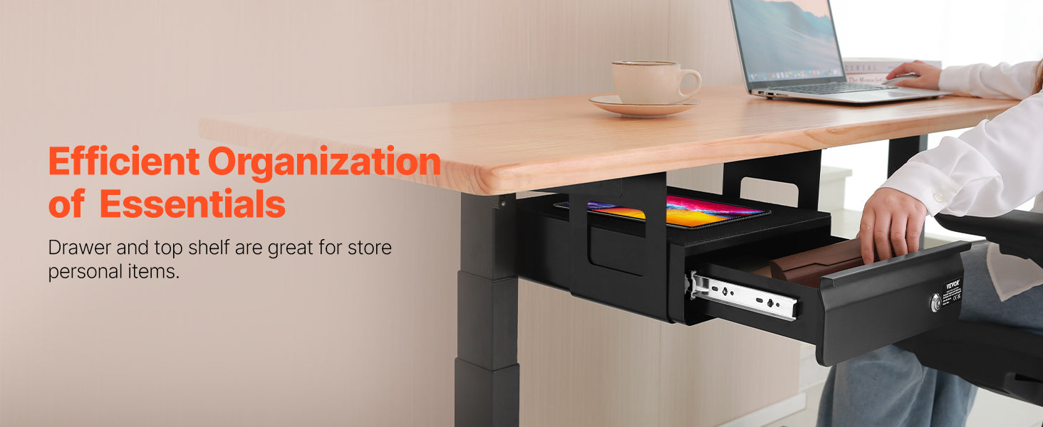 Single/Double Layers Under Desk Drawer 